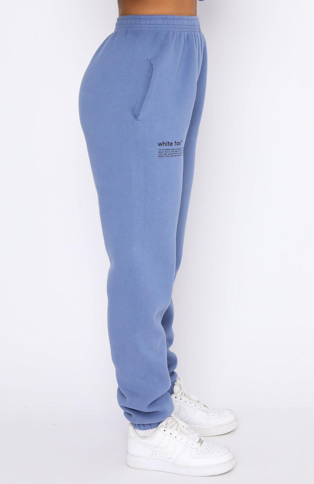 Do The Most Sweatpants - Dusk Blue | Women's Vintage Fleece Lounge Pants
