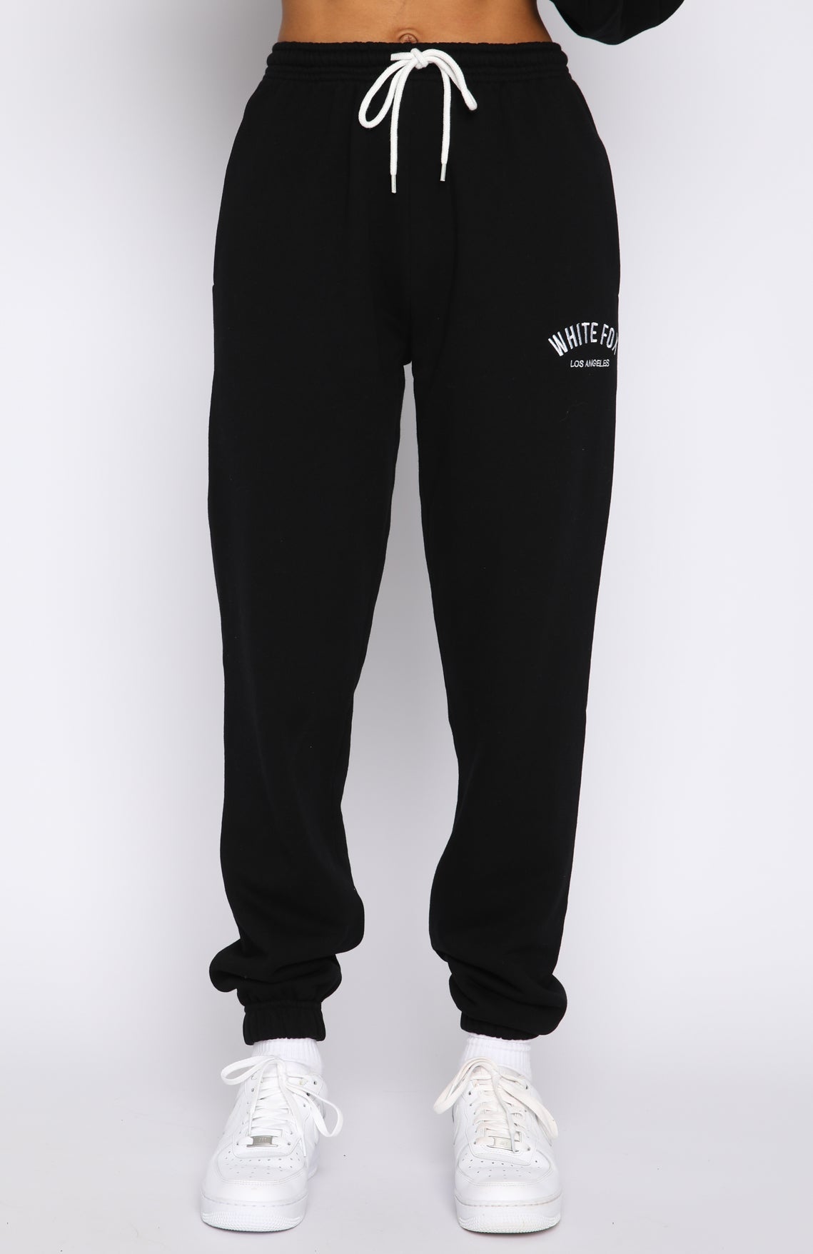 About That Time Sweatpants - Black | Women's Loopback Fleece Lounge Pants