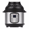 Instant Pot  8 qt. Duo Crisp Stainless Steel Pressure Cooker, Black & Silver