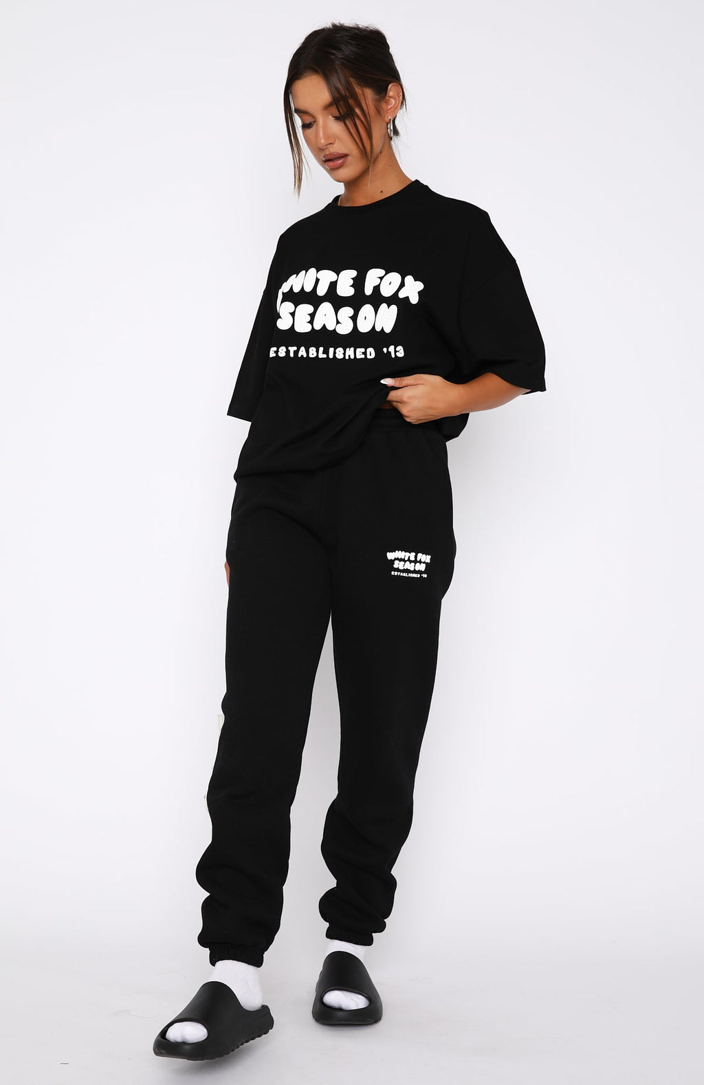 The Main Season Sweatpants - Black | Women's Vintage Fleece Lounge Pants