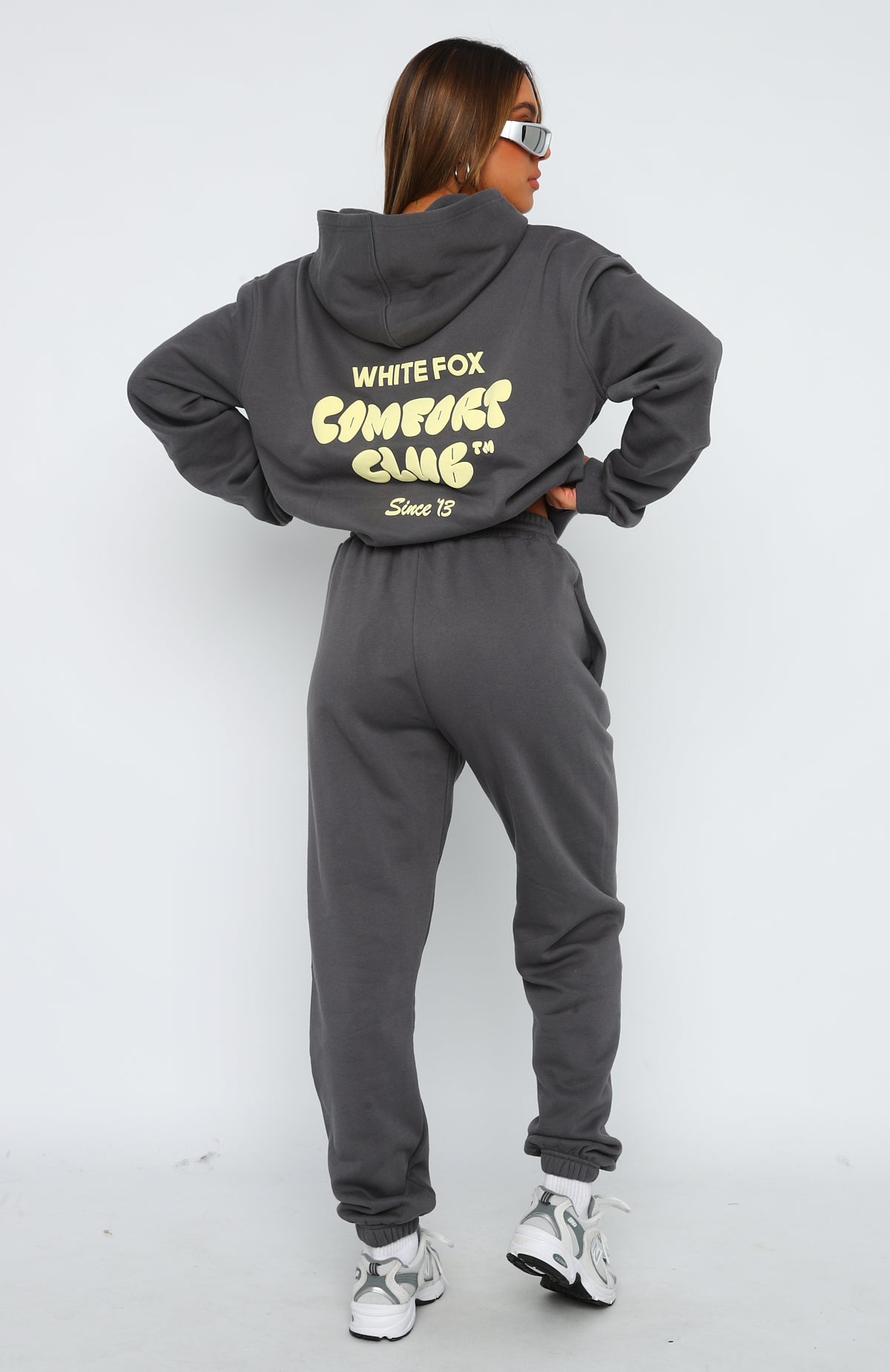 Comfort Club Sweatpants - Stormy | Women's Vintage Fleece Lounge Pants