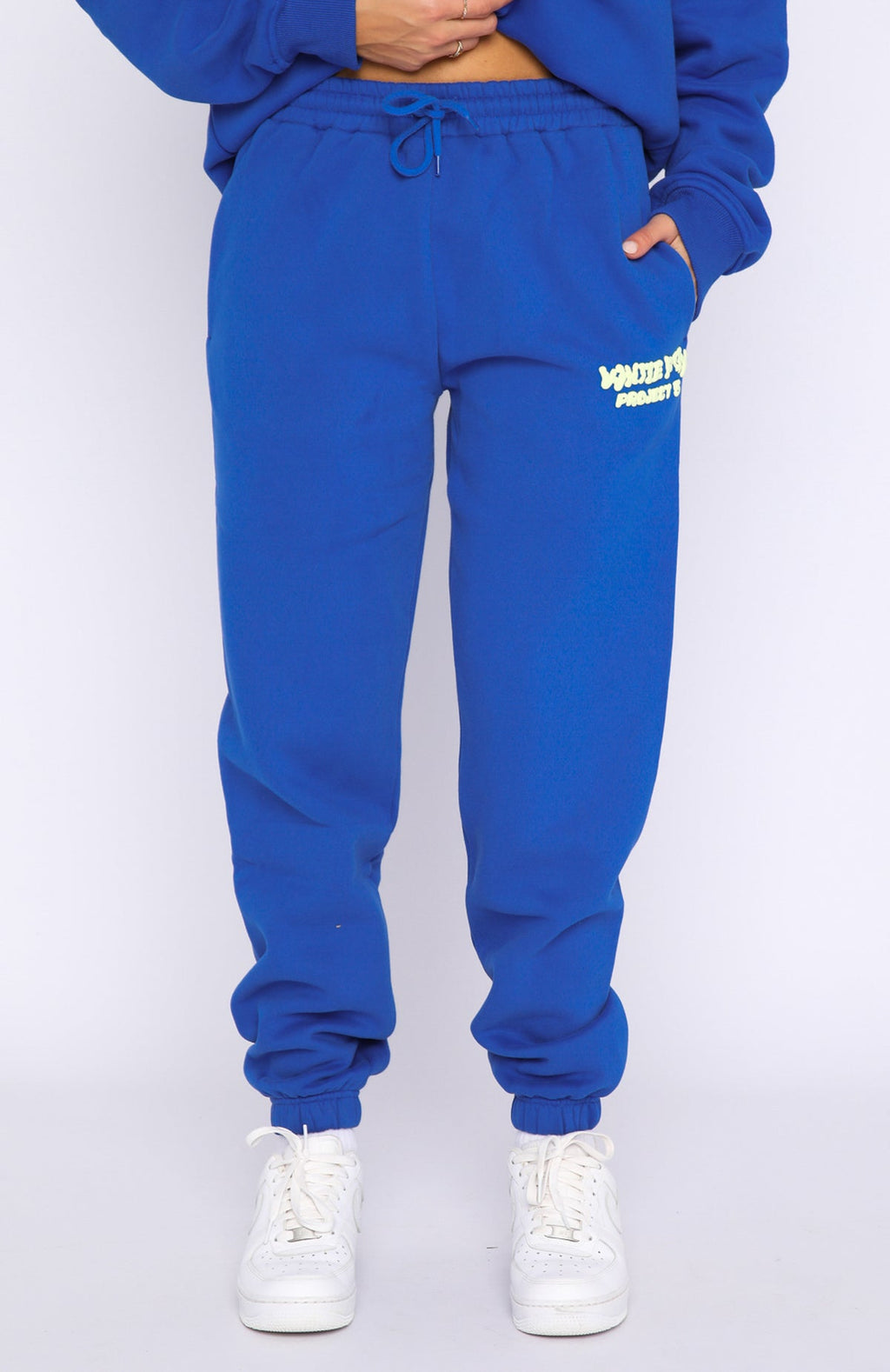 Project 5 Sweatpants - Cobalt | Women's Vintage Fleece Lounge Pants