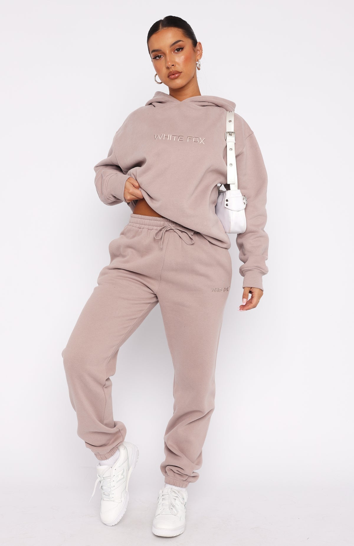 Stay Lifted Sweatpants - Cinnamon | Vintage Fleece Joggers with Embroidered Logo