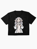 Frieren Cat Boxy T-Shirt