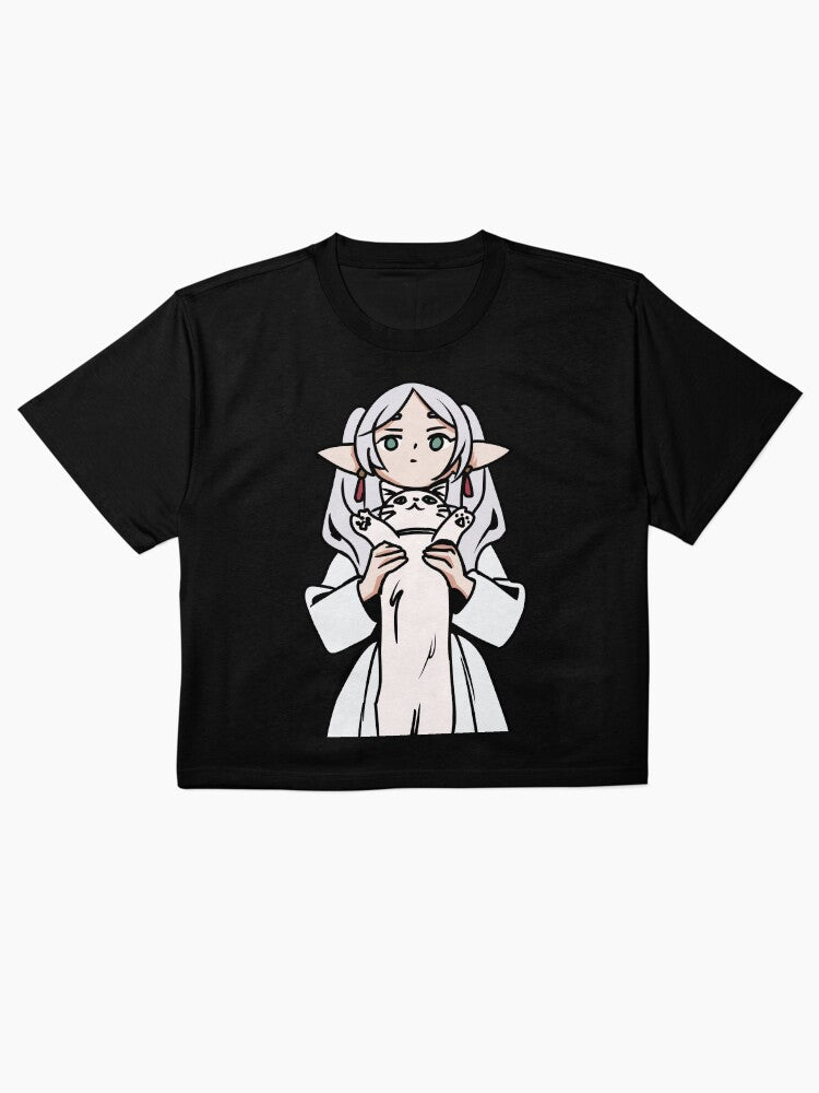 Frieren Cat Boxy T-Shirt