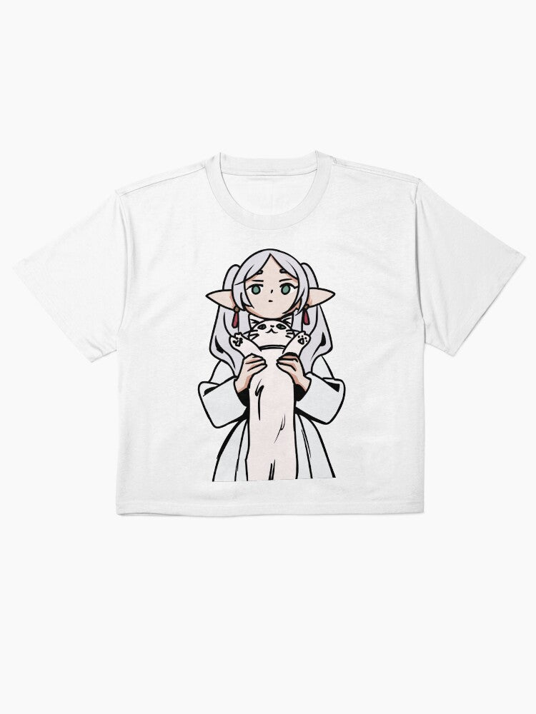 Frieren Cat Boxy T-Shirt