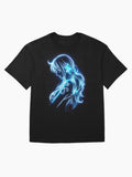 Nami Electric Glow Aesthetic Tee, Stylish Female Character Top - - One Piece