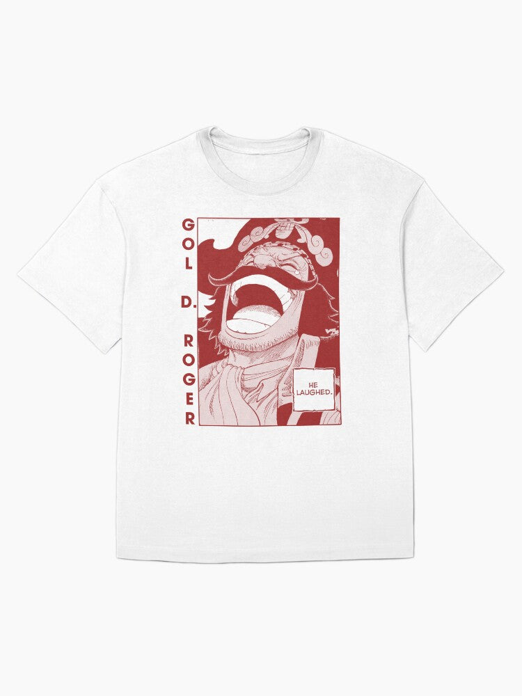 Roger Tale Of Laugh Tale Tee, Epic Scene Oversized Anime Shirt - - One Piece