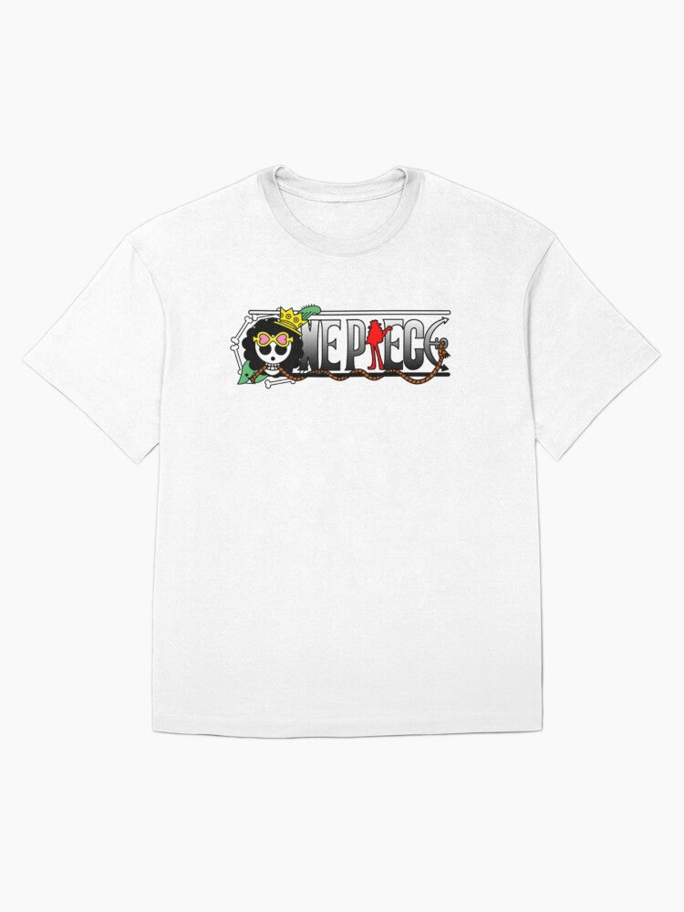 Brook Dead Or Alive Musician Tee, Classic Anime Graphic Top - - One Piece