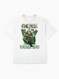 Zoro Pirate Hunter Mastery Tee, Versatile Anime Oversized Shirt - - One Piece
