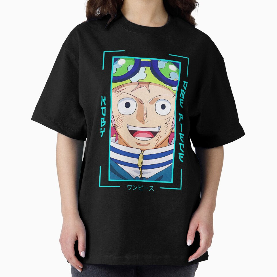 Captain Koby Justice Edition Tee, Soft Breathable Anime Shirt - - One Piece