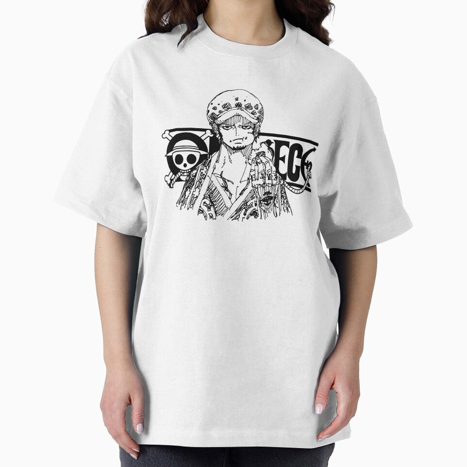 Law Surgeon Of Death Graphic Tee, Modern Fit Anime Clothing - - One Piece