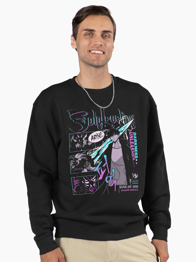 Monarch of Shadows Iconic Hoodie - Heavyweight Solo Leveling GearWould you like me to generate meta descriptions for these products to further boost your SEO? - Solo Leveling Black